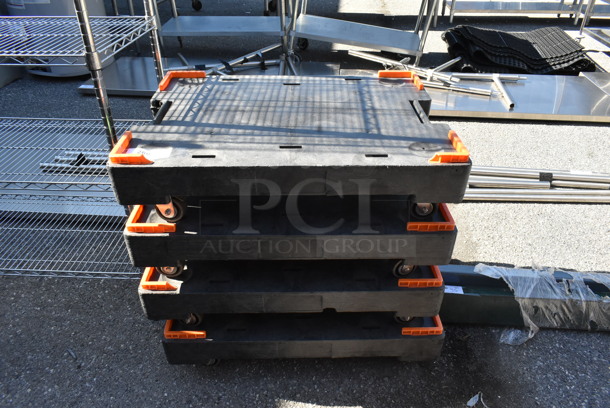 4 Dollies on Commercial Casters. 4 Times Your Bid! - Image 1 of 2