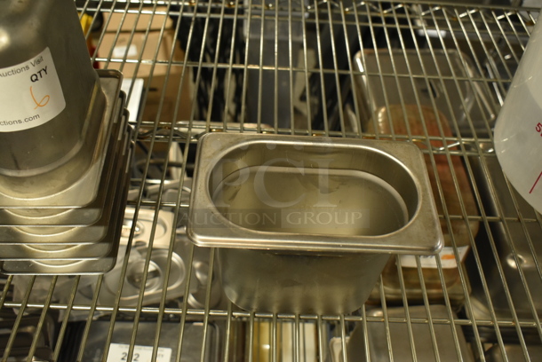 6 Stainless Steel 1/9 Size Drop In Bins. 1/9x6. 6 Times Your Bid! - Image 2 of 3