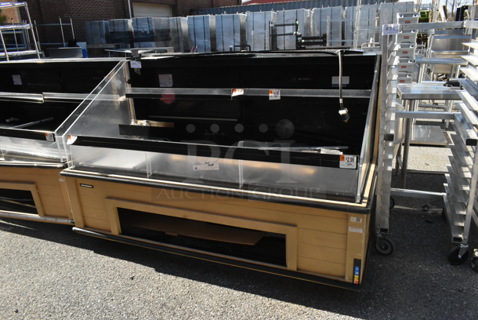 Hussmann Q3-SS-6S Metal Commercial Open Grab N Go Merchandiser. 120/208-240 Volts, 1 Phase. 