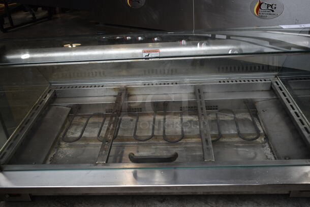 Eurogrill CW-3 Stainless Steel Commercial Countertop Heated Display Case Merchandiser. 208 Volts, 1 Phase.  - Image 6 of 8