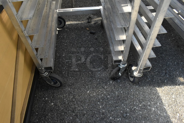 Metal Commercial Pan Transport Rack on Commercial Casters - Image 2 of 3