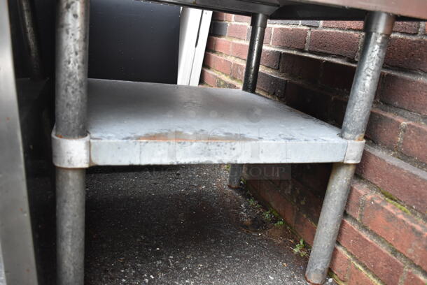 Regency Stainless Steel Commercial Equipment Stand w/ Metal Under Shelf.  - Image 2 of 4