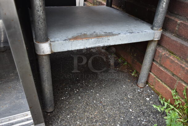 Regency Stainless Steel Commercial Equipment Stand w/ Metal Under Shelf.  - Image 3 of 4