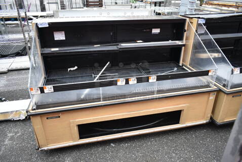 Hussmann Q3-SS-6S Metal Commercial Open Grab N Go Merchandiser. 120/208-240 Volts, 1 Phase. 
