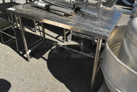 Stainless Steel Table. Contents Not Included.