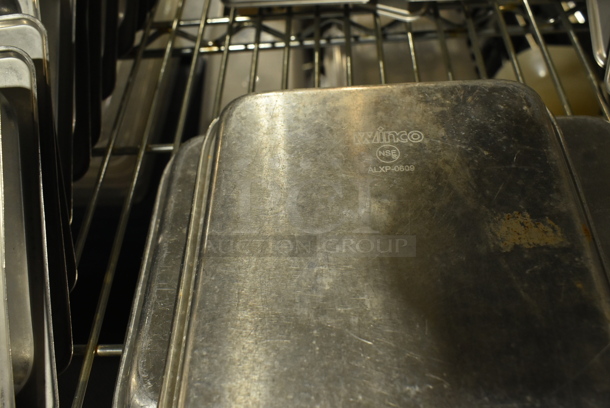 ALL ONE MONEY! Lot of 14 Various Stainless Steel Drop In Bin Lids - Image 2 of 4