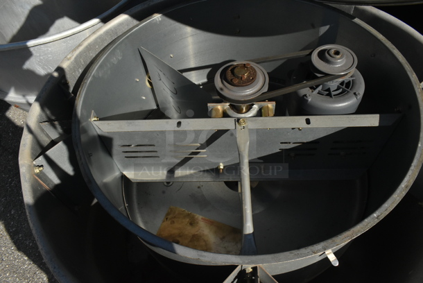 Centri Master PNU185RG Metal Commercial Rooftop Mushroom Exhaust Fan. 115/208/203 Volts, 1 Phase.  - Image 6 of 6