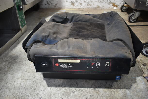 CookTek PTDS II 1800 Stainless Steel Countertop 1800 Watt Induction Thermal Pizza Delivery System w/ Pizza Delivery Bag.  - Image 1 of 4