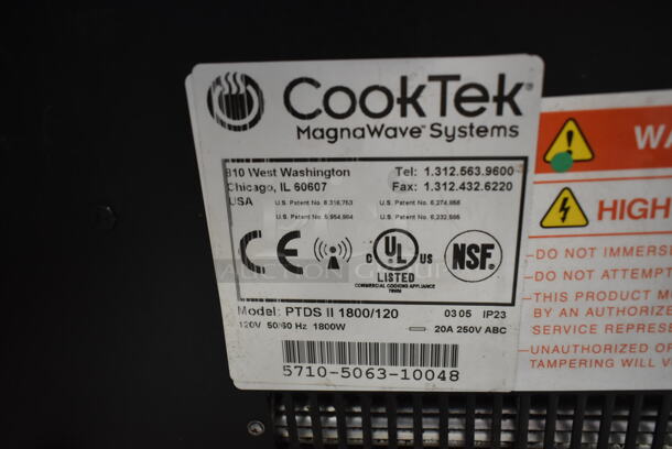 CookTek PTDS II 1800 Stainless Steel Countertop 1800 Watt Induction Thermal Pizza Delivery System w/ Pizza Delivery Bag.  - Image 4 of 4