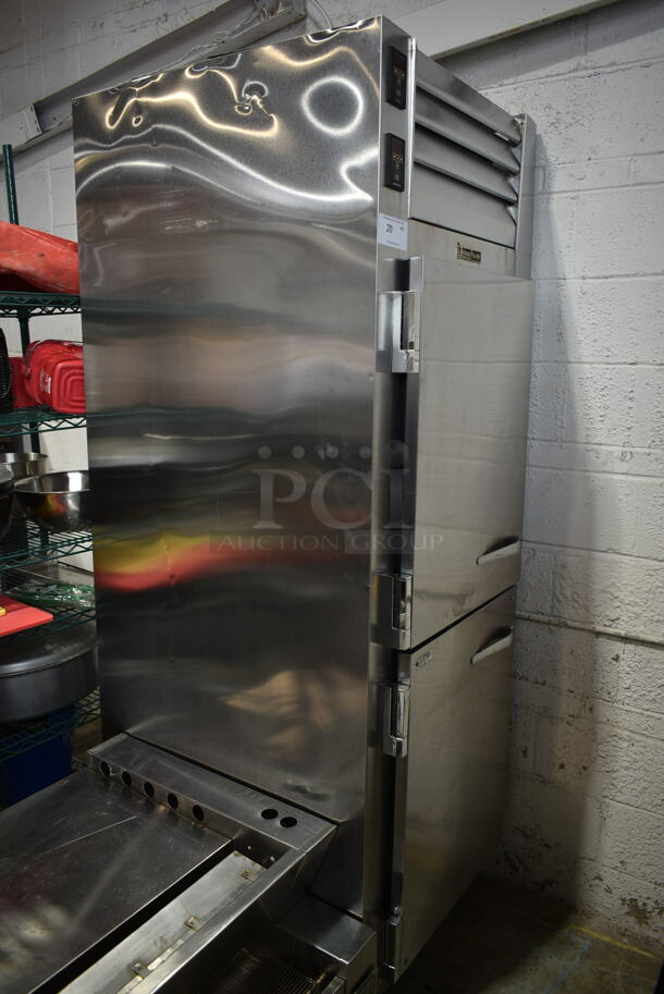 2017 Traulsen ADT132WUT-HHS Stainless Steel Commercial 2 Half Size Door Reach In Dual Temp Cooler Freezer. 115 Volts, 1 Phase. Tested and Working! - Image 3 of 7