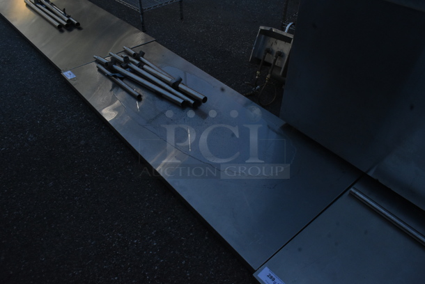 Stainless Steel Tabletop w/ Legs. - Image 3 of 3