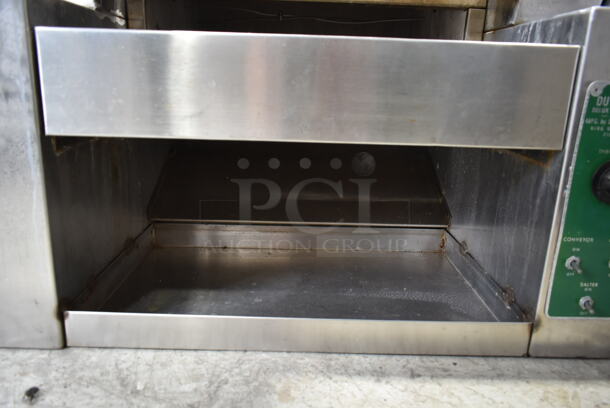 Dutch Twist Stainless Steel Commercial Countertop Conveyor Delux Soft Pretzel Oven. Cannot Test Due To Plug Style  - Image 3 of 5