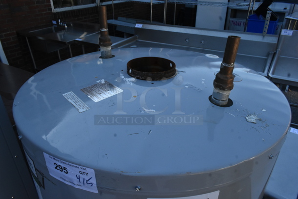 AO Smith BT-80 400 Metal Commercial Natural GAs Powered Automatic Storage Water Heater. 75,100 BTU.  - Image 3 of 5
