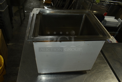 Stainless Steel Single Bay Drop In Ice Bin. 