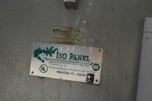 6'x10' Iso Panel Walk In Cooler Box w/ LSC120AK 115 Volt, 1 Phase Evaporator Fan. Information Provided By The Consignor But Not Verified By PCI Auctions - Image 5 of 9