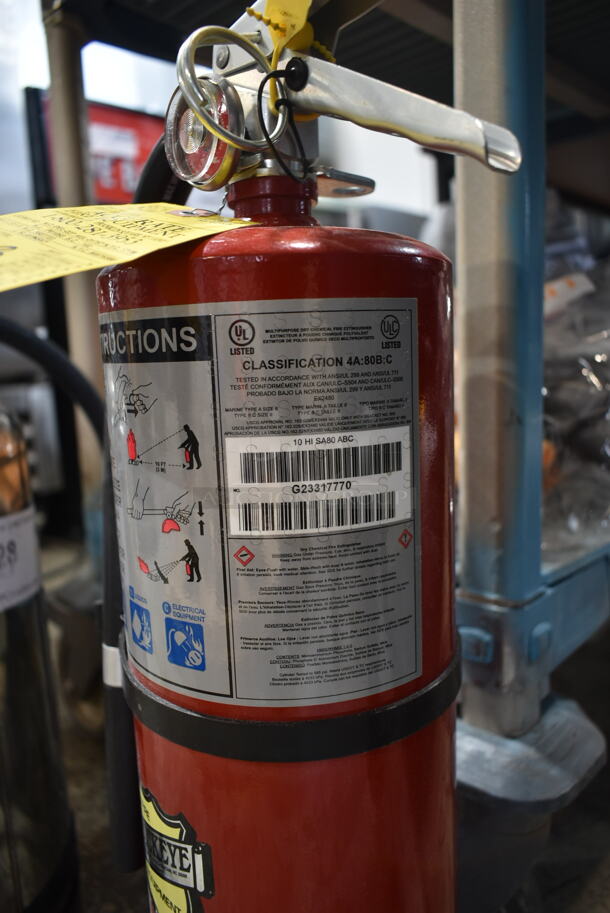 3 Various Buckeye Fire Extinguishers; 2 Dry and 1 Wet. 3 Times Your Bid! Buyer Must Pick Up - We Will Not Ship This Item. - Image 7 of 7