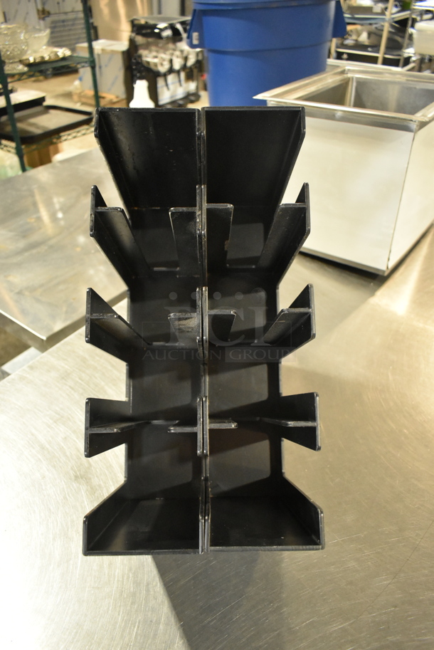 ALL ONE MONEY! Lot of 2 Black Poly Lid Bins. - Image 2 of 3