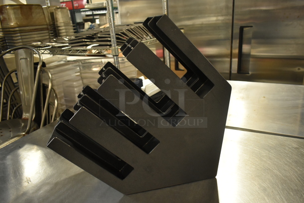 ALL ONE MONEY! Lot of 2 Black Poly Lid Bins. - Image 3 of 3