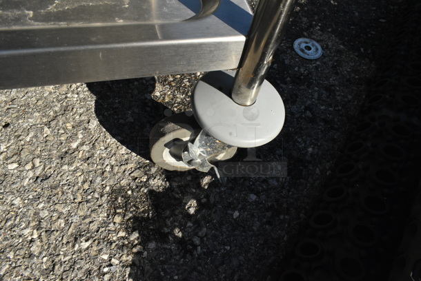Stainless Steel 3 Tier Cart on Commercial Casters.  - Image 5 of 5
