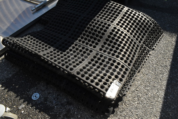 12 Black Anti Fatigue Floor Mats. 12 Times Your Bid! - Image 2 of 4
