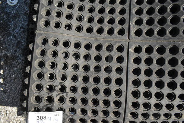 12 Black Anti Fatigue Floor Mats. 12 Times Your Bid! - Image 3 of 4