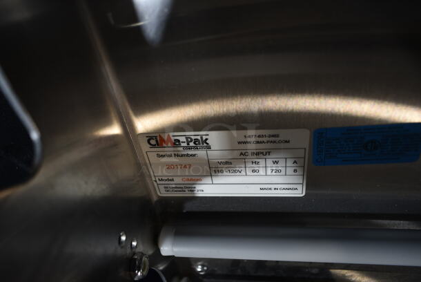 CiMa-Pak CiMicro Stainless Steel Commercial Countertop Meal Packaging System. 110-120 Volts, 1 Phase. - Image 9 of 9