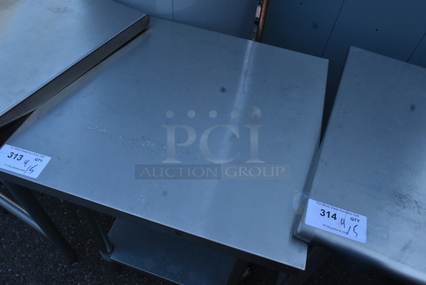 Stainless Steel Table w/ Metal Under Shelf.  - Image 2 of 3