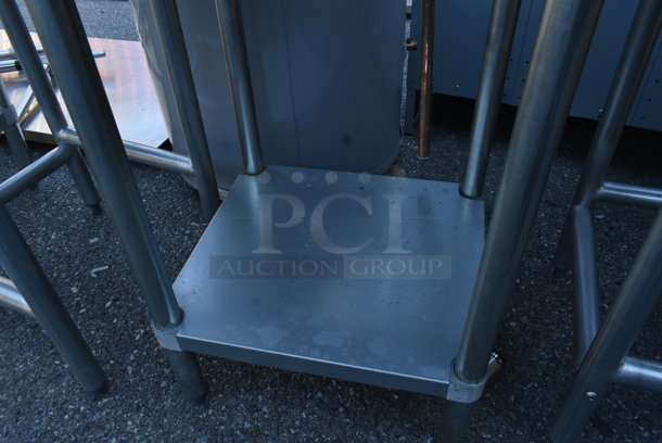 Stainless Steel Table w/ Metal Under Shelf.  - Image 3 of 3