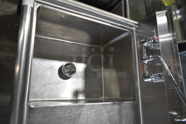 John Boos E1S8-1824-14R24 Stainless Steel Commercial Single Bay Sink w/ Right Side Drain Board, Faucet and Handles. Bay 18x24. Drain Board 22x26 - Image 2 of 5