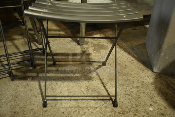 4 Emu Metal Folding Chairs. 4 Times Your Bid! - Image 3 of 4