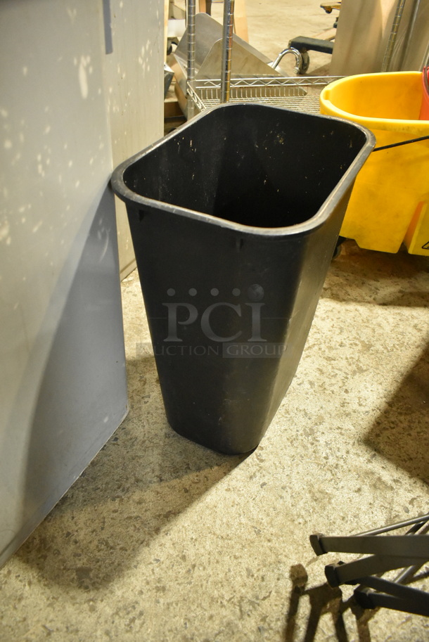 5 Various Poly Trash Cans Including 4 Gray Slim Jim Trash Cans. 5 Times Your Bid! - Image 2 of 3