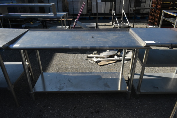 Stainless Steel Table w/ Metal Under Shelf. - Image 1 of 3