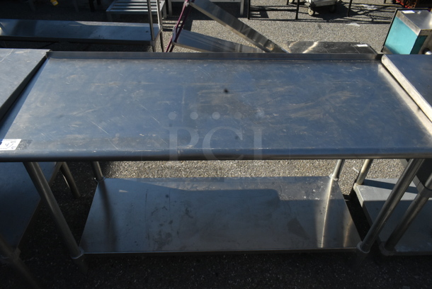 Stainless Steel Table w/ Metal Under Shelf. - Image 2 of 3
