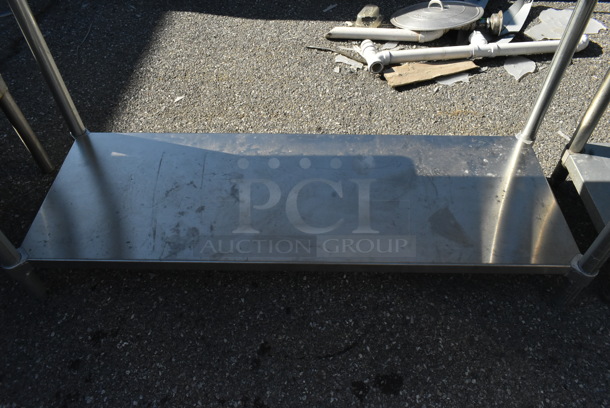 Stainless Steel Table w/ Metal Under Shelf. - Image 3 of 3