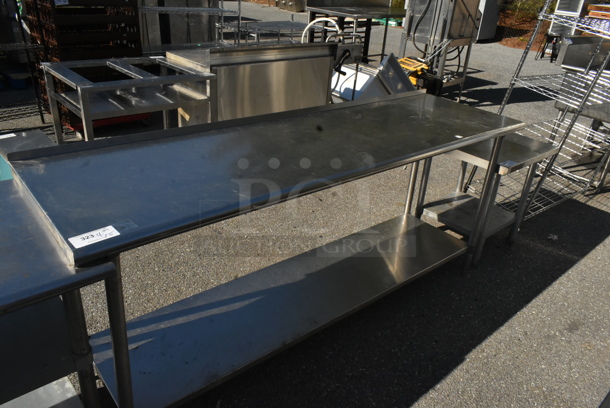 Stainless Steel Table w/ Metal Under Shelf. - Image 1 of 3
