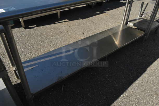 Stainless Steel Table w/ Metal Under Shelf. - Image 3 of 3