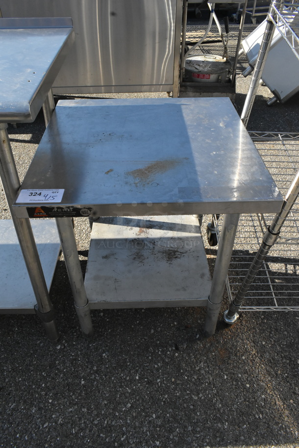 Stainless Steel Equipment Stand w/ Metal Under Shelf. - Image 1 of 3