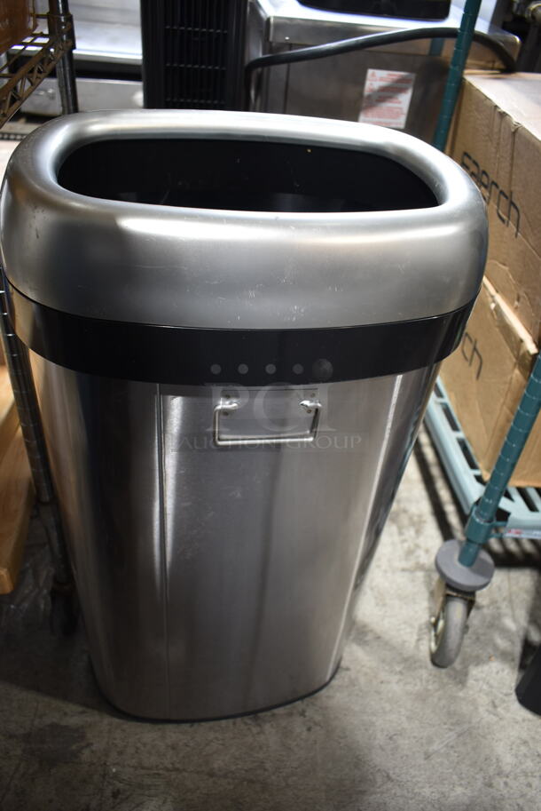 iTouchless Stainless Steel Trash Can. - Image 4 of 6