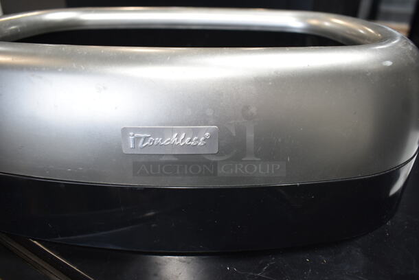 iTouchless Stainless Steel Trash Can. - Image 5 of 6