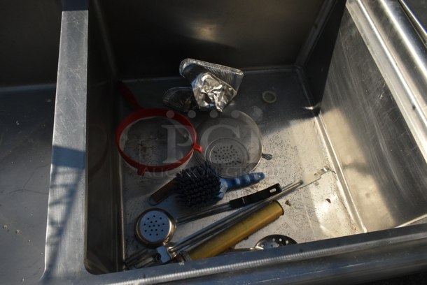 Stainless Steel Commercial 2 Bay Sink. Bays 23x23x12 - Image 3 of 4