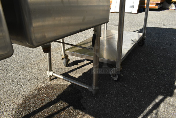Stainless Steel Commercial 2 Bay Sink. Bays 23x23x12 - Image 4 of 4