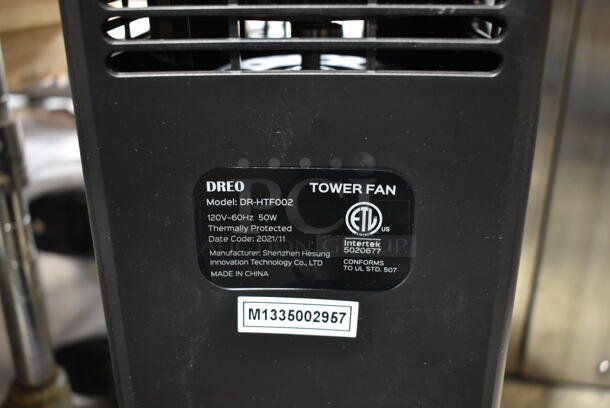 Dreo DR-HTF002 Tower Fan. 120 Volts, 1 Phase.  - Image 3 of 3