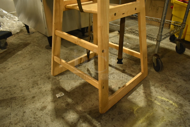Winco Wooden High Chair.  - Image 3 of 5