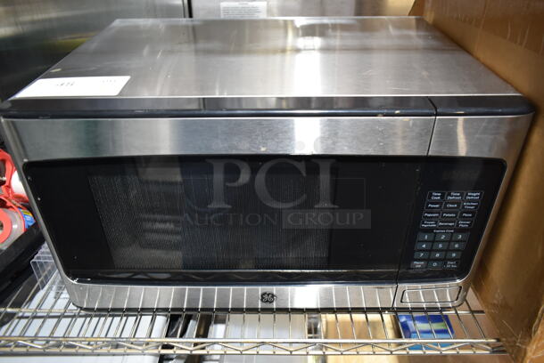 2020 General Electric EG JES1145SH1SS Countertop Microwave Oven w/ Plate. 120 Volts, 1 Phase.  - Image 1 of 3
