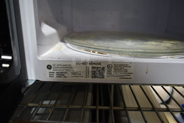 2020 General Electric EG JES1145SH1SS Countertop Microwave Oven w/ Plate. 120 Volts, 1 Phase.  - Image 3 of 3