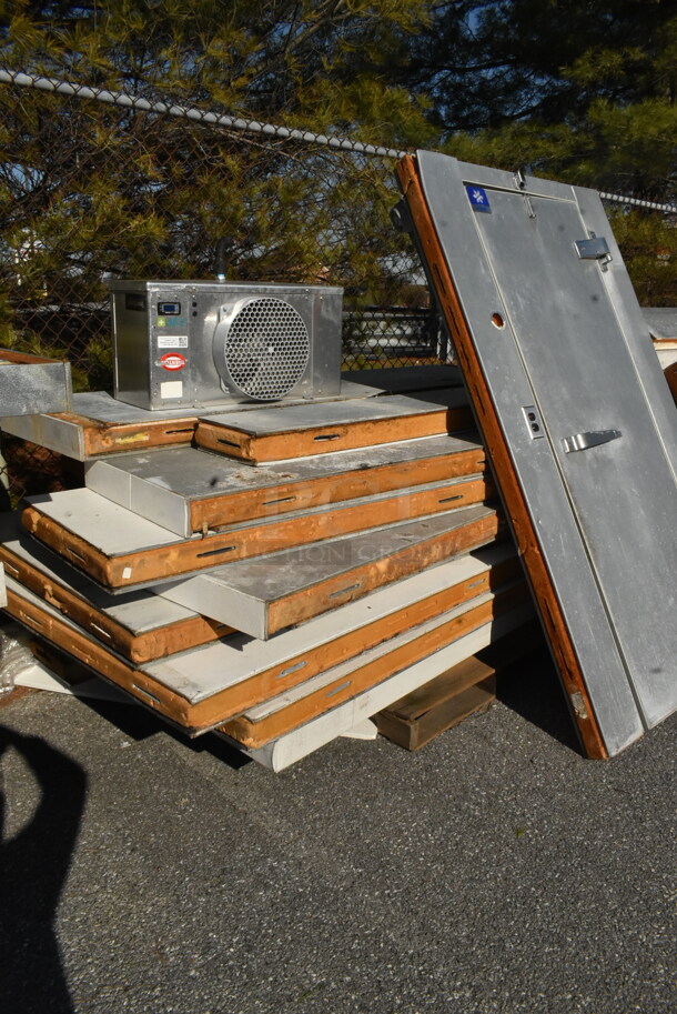 3 Walk In Boxes; 2 Kolpak That Make One 10'x16' Combo Box and 1 10'x16' Vollrath w/ TPLP107MAS1DR8-ESP 115 Volt, 1 Phase Evaporator Fan and LET090BKOLK 208-230 volts, 1 Phase Evaporator Fan. 3 Times Your Bid! - Image 7 of 12