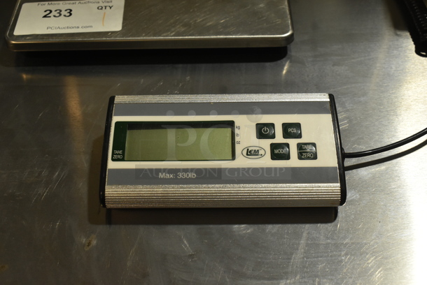 LEM 1167 Countertop 33 Pound Digital Scale. Tested and Working! - Image 2 of 4