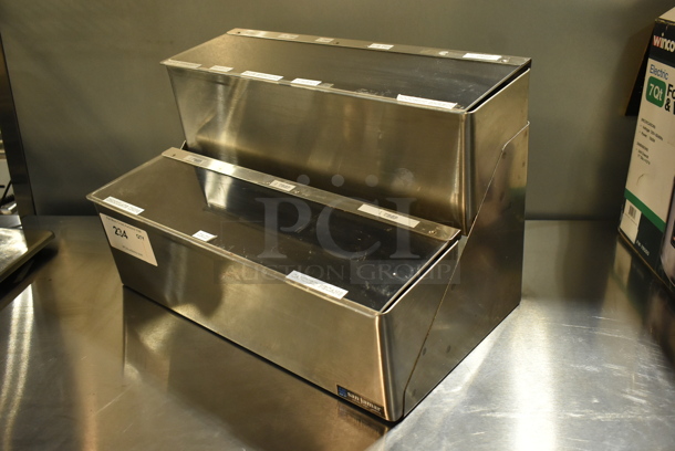 San Jamar Stainless Steel Double Tier Bar Topping Rail. - Image 2 of 5