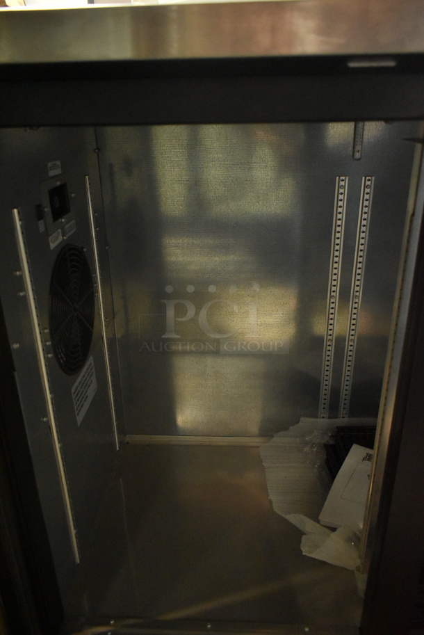 BRAND NEW! 2019 True TBB-24-72G-HC-LD Stainless Steel Commercial 3 Door Back Bar Cooler Merchandiser. 115 Volts, 1 Phase. Tested and Working! - Image 5 of 6