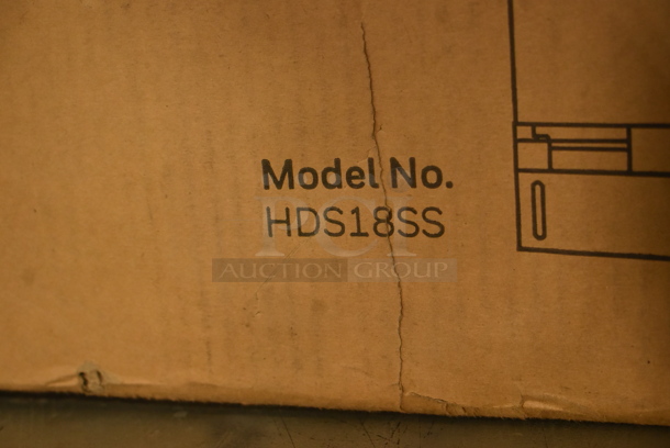 BRAND NEW SCRATCH AND DENT! Honeywell HDS18SS 18" Stainless Steel Undercounter Dishwasher. 120 Volts, 1 Phase. - Image 5 of 6